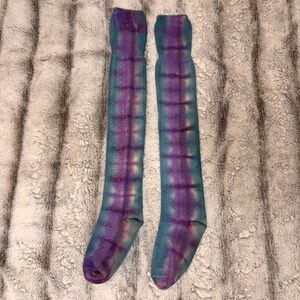 Tie-Dye Knee-High Socks